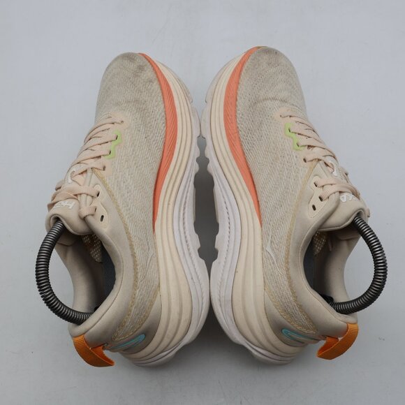 Hoka One One Gaviota 5 Women's Size 7.5 Beige Peach Running Shoes 1134235 VLG - Picture 6 of 11